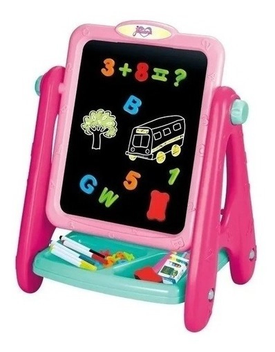 Pizarra Mágica Juliana Con Atril 2 En 1 Magnética Sisjul055