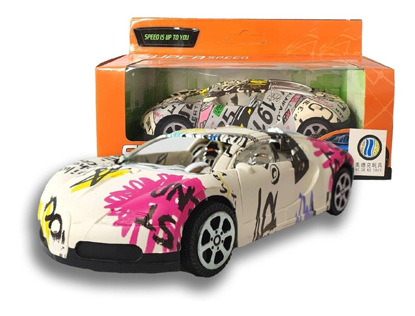 Auto De Carrera A Fricción Diseño Exclusivo 15 Cm Original