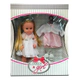 Muñeca Lovely Girl Con Set Ropa De Fiesta Cariñito