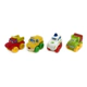 Set De Mini Autitos Con Forma De Animalitos Benic Baby Orig.