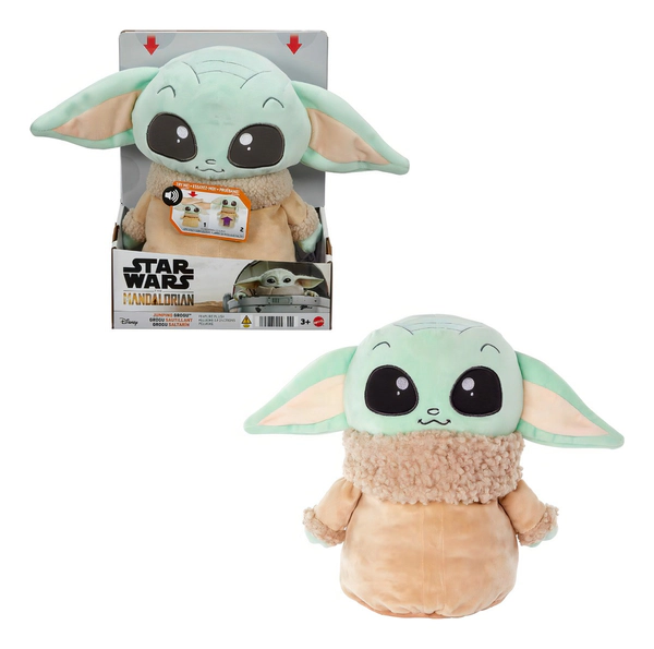 Peluche Baby Yoda Grogu Interactivo Star Wars Con Sonidos