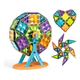 Juego Magnético Para Niños Y Niñas De 63 Piezas Multicolor