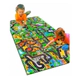 Alfombra Manta Pista Con Auto Incluido Y Accesorios 80x70 Cm