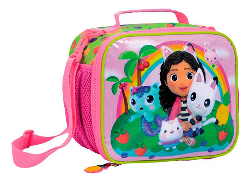 Lunchera Gabby Dollhouse Térmica Escolar Rainbow 24cm C