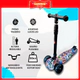 Monopatin Plegable 3 Ruedas Graffiti Luz Y Sonido Ref C