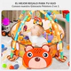 Gimnasio Manta Pelotero Tortuga Oso Bebe 3 En 1 Desmontable