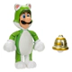 Figura Super Mario Luigi Cat Articulada 10 Cm Jakks Original
