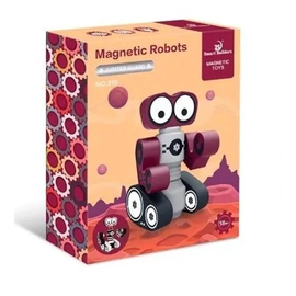 Robot Con Piezas Magnéticas Y Encastrables Para Armar
