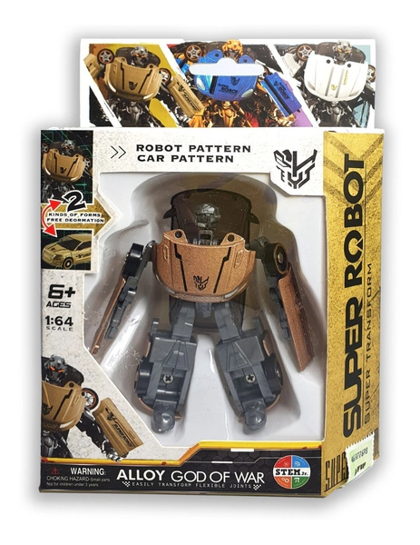 Transformers Auto Convertible Escala 1:64, 10 Cm De Alto