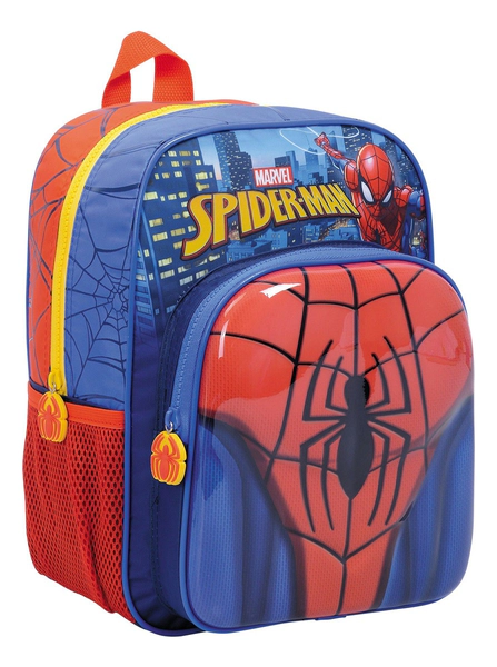 Mochila Escolar Spiderman Espalda 12 Pulgadas Wabro
