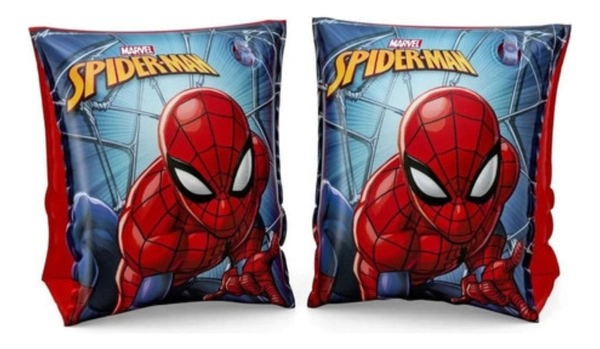 Bracitos Flotadores Inflables Spiderman Pileta Bestway