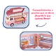 Casa Rodante Autobus Caravana Rosa Con Luz Y Sonido