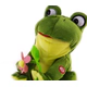 Peluche Musical Rana Ojos Juguetones Original Phi Phi Toys