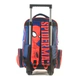 Mochila Spiderman 3d Lights Con Carro 17 Pulgadas Wabro