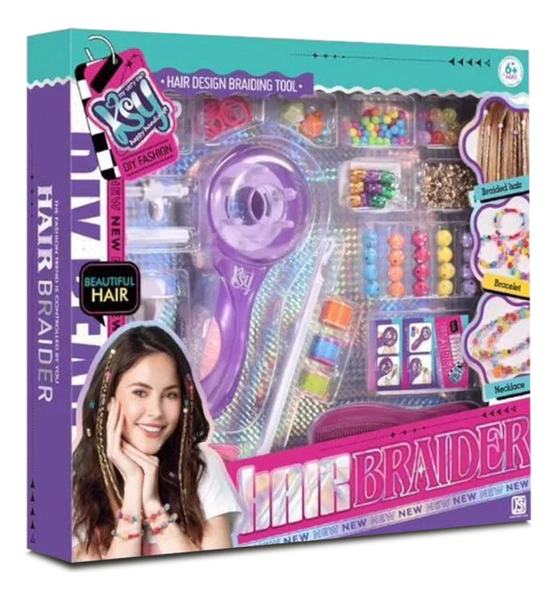 Trenzador De Pelo Para Niñas Eléctrico Cuentas De Colores