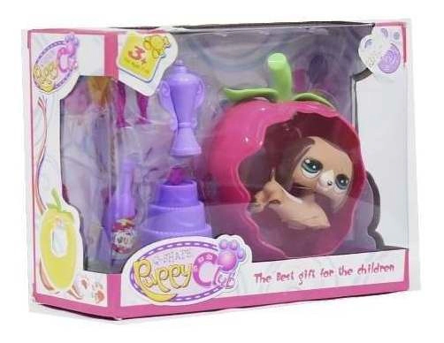 Set Figura Perro Mini Con Accesorios Q-shape Puppy Club