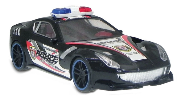 Auto De Policía A Fricción Diseño Motorsport Original Niños