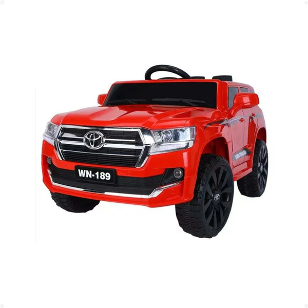 Auto A Batería Toyota 12v Control Remoto Padres Luz Sonido ROJO