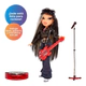 Muñeca Bratz Designer Jade Con Microfono Y Guitarra De Rock