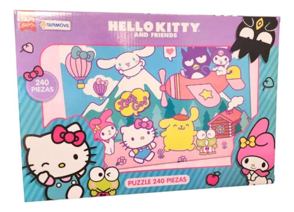 Rompecabezas Puzzle Hello Kitty 240 Piezas 48x33cm Tapimovil ...