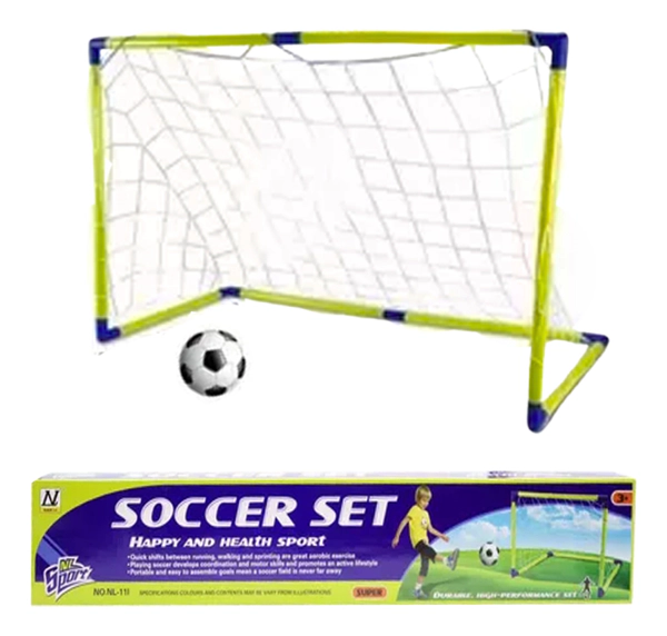 Set De Futbol Para Niños Arco C/ Inflador Y Pelota
