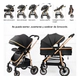 Cochecito D Paseo Odda 3 En 1 Con Huevito Compacto Rebatible