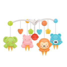 Móvil Musical Para Cuna Con Luz, Sonido Y Animalitos