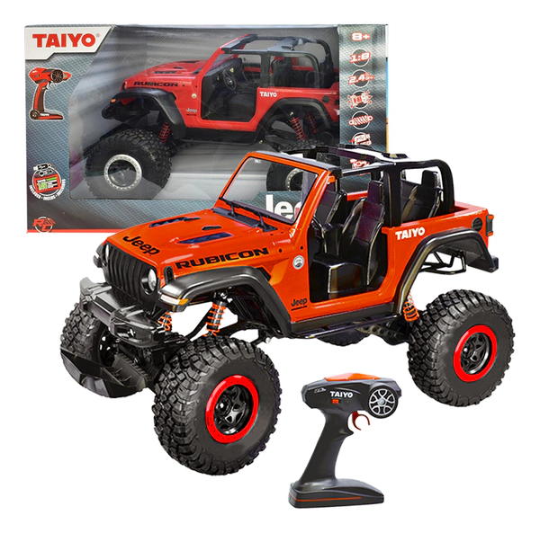 Jeep Wrangler Rubicon Rc 4x4 Luz Suspensión Taiyo 1:8
