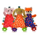 Trapito De Apego Para Bebe De 29cm Animalitos Suave Al Tacto