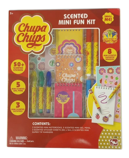 Chupa Chups Set De Dibujo Con Stickers Aromatizados
