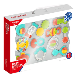 Set De 12 Sonajeros Para Bebés Estimulación Sensorial