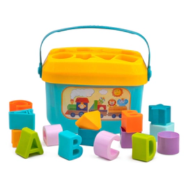 Juego De Encastre Didáctico Con Formas Y Letras