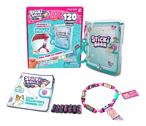 Pulsera Y Álbum Band Sticki Rolls Stickers Diseña Tu Moda