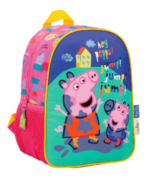 Mochila Escolar De Espalda Peppa Pig Wabro Original