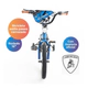 Bicicleta Infantil Rodado 16 Lamborghini Carrozada Rueditas