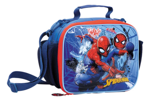 Lunchera Termica Escolar Spiderman Comic Wabro