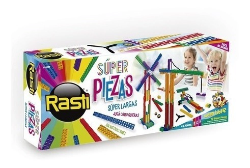 Rasti Super Piezas Super Largas Caja 70 Piezas 1088 Rasti