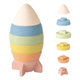 Set Cohete Apilable De Goma P/ Baño Bebes Estimulo 6 Piezas
