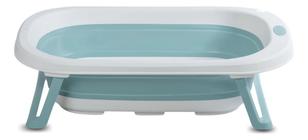 Bañera Bebe Plegable Ultra Compacta C/ Termómetro Para Bebes