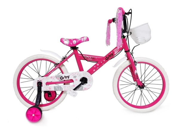Bicicleta Infantil Rodado 16 Urby C/ Rueditas De Aprendizaje