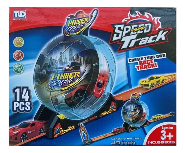 Pista De Carrera Speed Track Ferris Giro 360 Power Racing