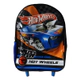Mochila Escolar Con Carro Hot Wheels Escudería 12 Surtido