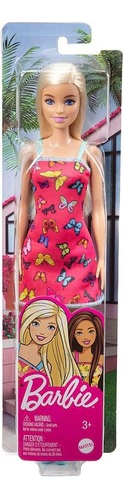 Muñeca Barbie Articulada Con Vestido Original De Mattel