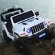 Auto Jeep A Batería 12v Control Remoto Luz Música Giro BLANCO