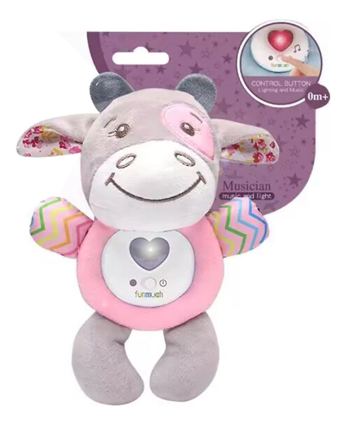 Peluche Musical De Apego Para Bebés Suave Y Seguro