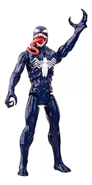 Muñeco Hombre Araña Spiderman 29cm Series Titan Heroes Venom