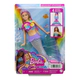 Barbie Sirena Dreamtopia Luces Mágicas Cola Brillante 30cm