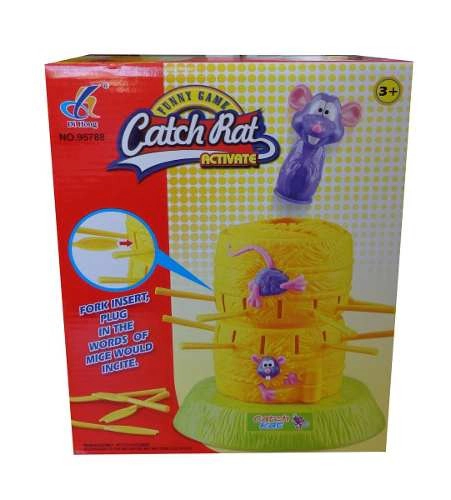 Juego De Mesa Catch Rat Ratón Come Queso 40 Cm