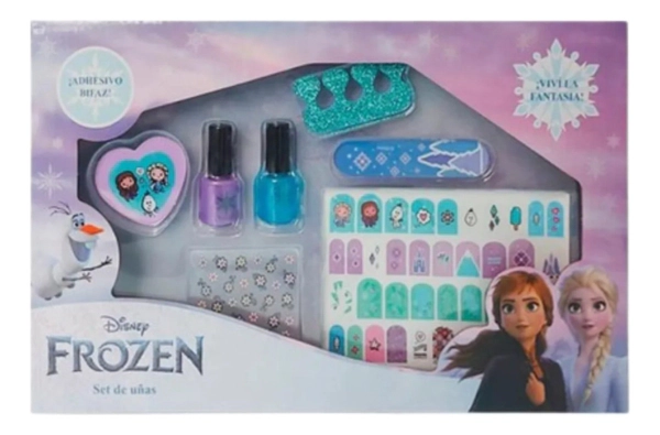 Set De Uñas Frozen Fashion Para Niñas Set Manicure Infantil