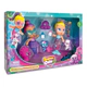 Super Cute Sirenas Con Mascotas Mamadera Stickers